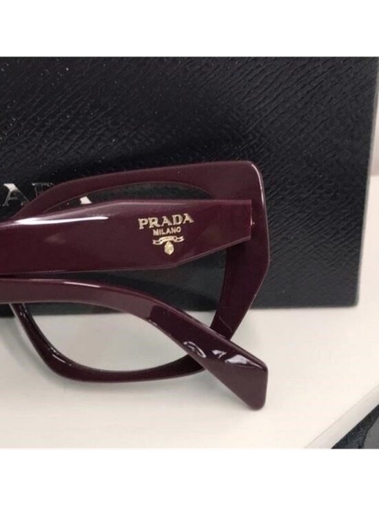 New Authentic ? Prada PR 18WV VIY1O1 Eyeglasses – Garnet main image 10